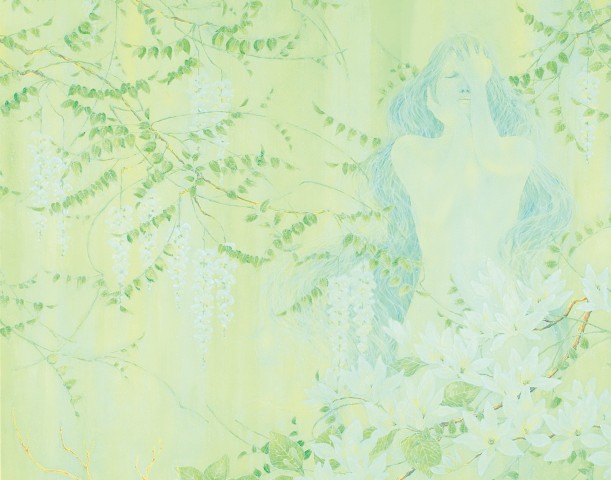 池田 真知子/《追想》227×227cm,2013年 国展絵画部入選 / 知足 美加子 准教授